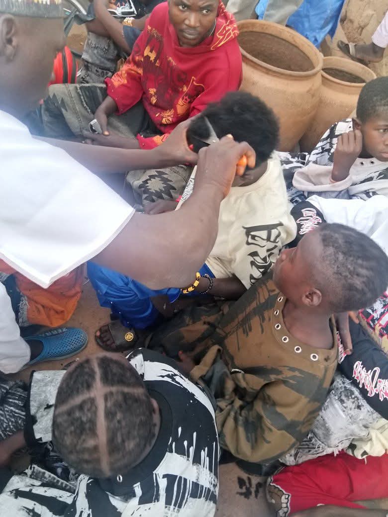 Hisbah Police Shave Youths' Hair In Katsina [Photos]