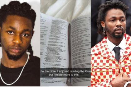 Omah Lay Returns To Christianity From Islam, Says He Relate More With Bible Than Quran