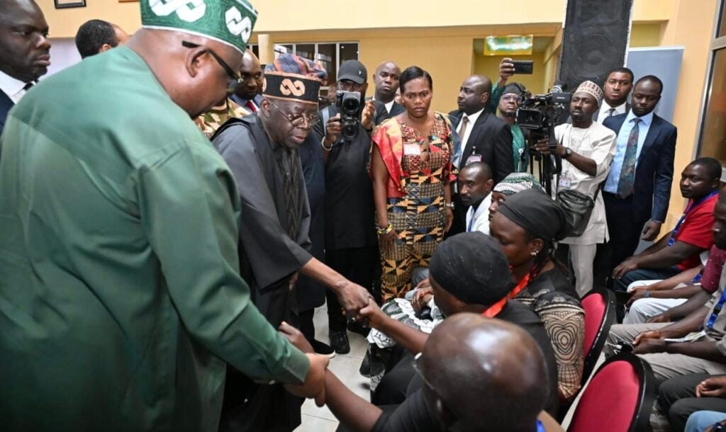 Presidency Reveals Why Tinubu Met Plateau Attack Victims At Airport 