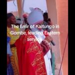 Emir Of Kaltungo In Gombe Seen Leading Christian Hymn [Video]