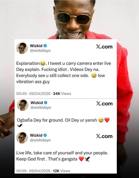 “Oil Dey Ur Yαnsh, Everyone Saw You Collected One” – Wizkid Fires Back At Burna Boy 2 “Oil Dey Ur Yansh, Everyone Saw You Collected One” – Wizkid Fires Back At Burna Boy