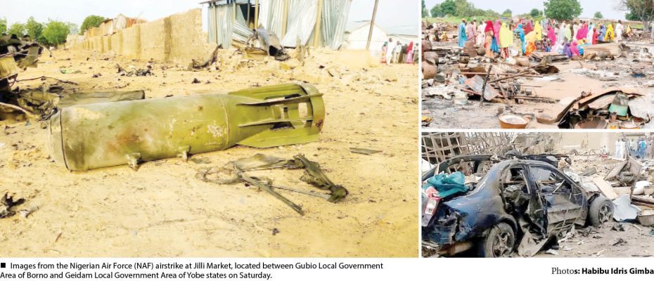 NAF Probes Alleged Civilian Casualties After Air Strike At Jilli Market In Yobe