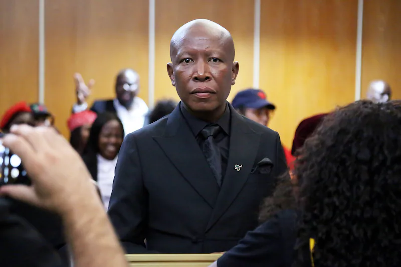 South African Opposition Leader Julius Malema Sentenced To Five Years In Prison