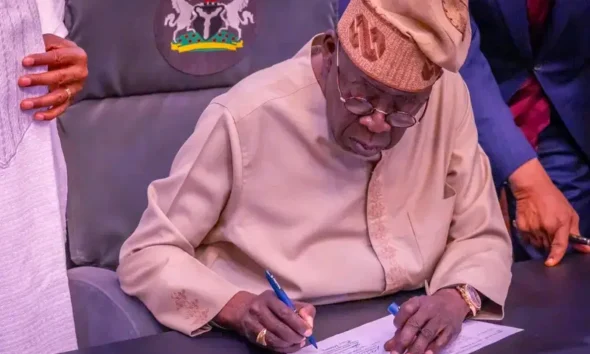 Tinubu Signs 2026 Appropriation Bill, 2025 Budget Extension