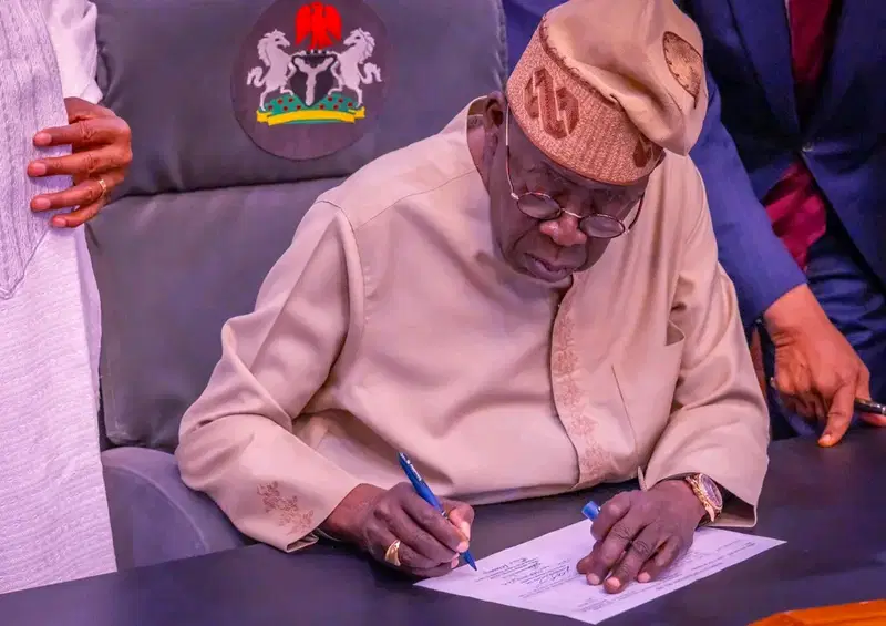 Tinubu Signs 2026 Appropriation Bill, 2025 Budget Extension