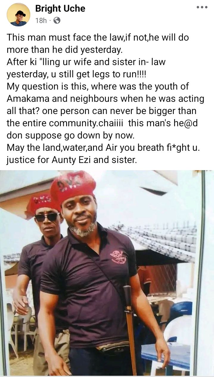 Man Stabs Girlfriend, Kills Her Sister And Shoots Another Victim In Abia Community