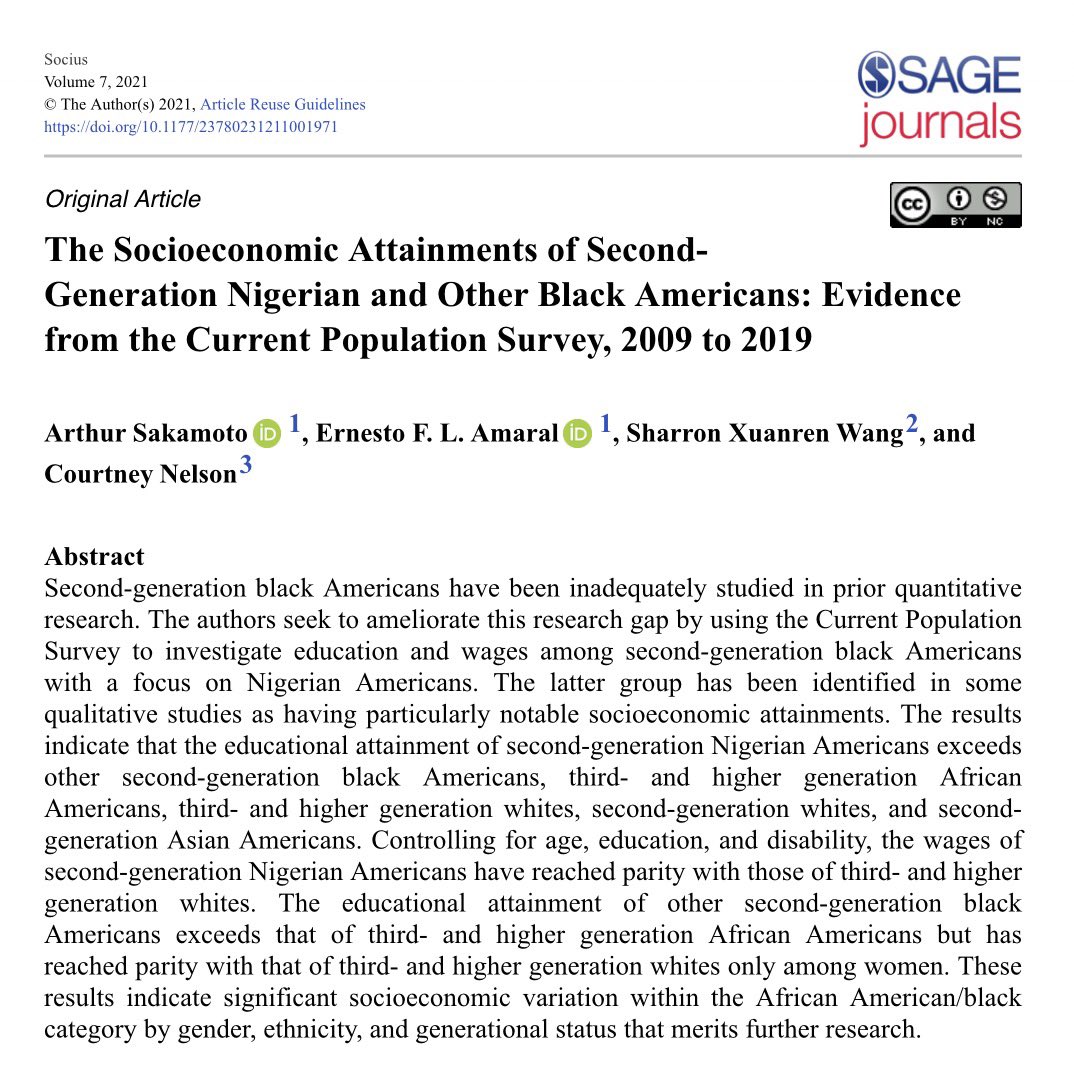 Study Shows Second-Generation Nigerian Americans Lead US In Education