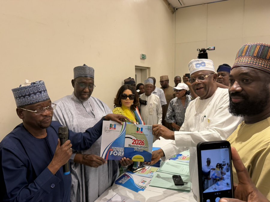 James Faleke Obtains APC Presidential Forms For Tinubu