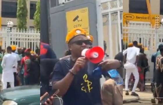 Sowore Leads Protest At MTN Office In Abuja Over High Cost Of Data [Video]