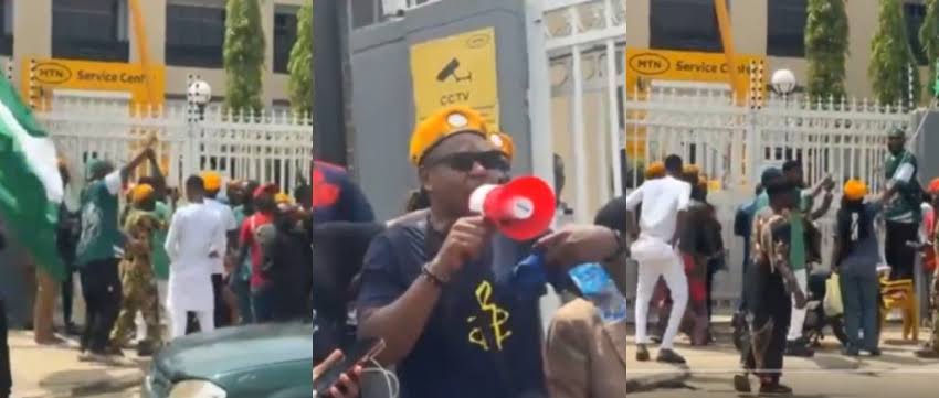 Sowore Leads Protest At MTN Office In Abuja Over High Cost Of Data [Video]