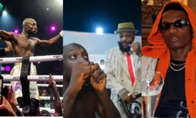 KCee Reacts As Carter Efe Challenges Wizkid To Boxing Fight In His Son's Presence [Video]