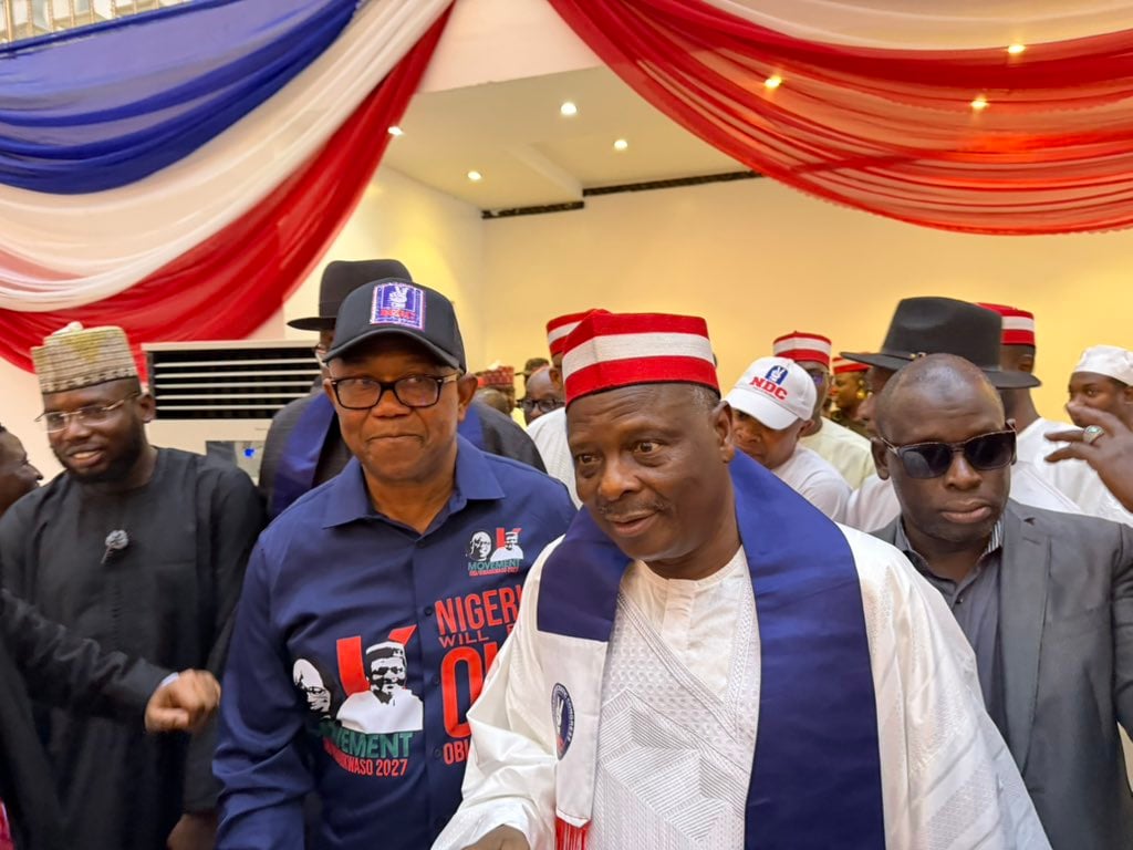 Peter Obi, Kwankwaso Attends NDC National Convention In Abuja [Photos]