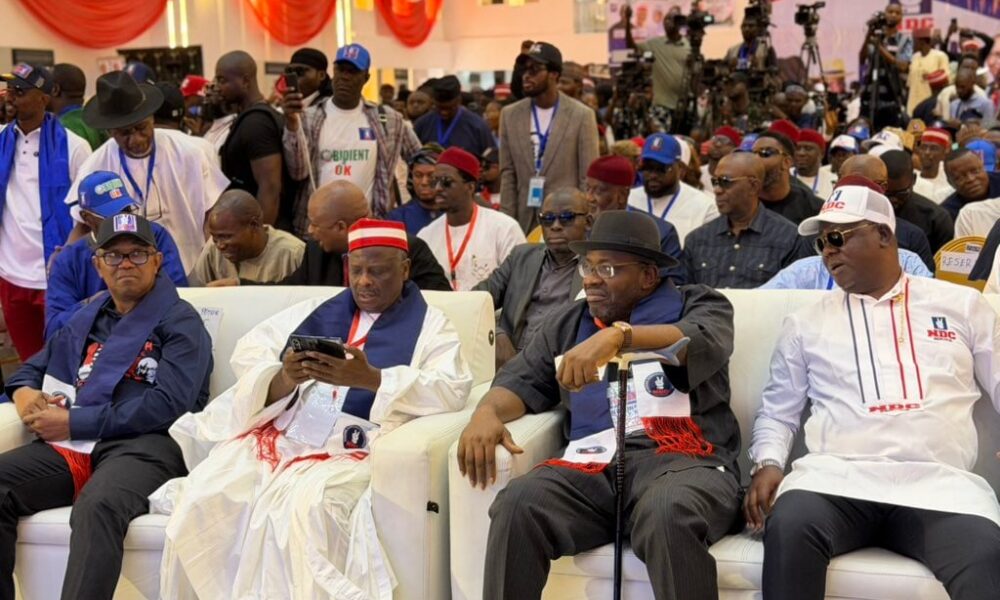 Peter Obi, Kwankwaso Attends NDC National Convention In Abuja [Photos]