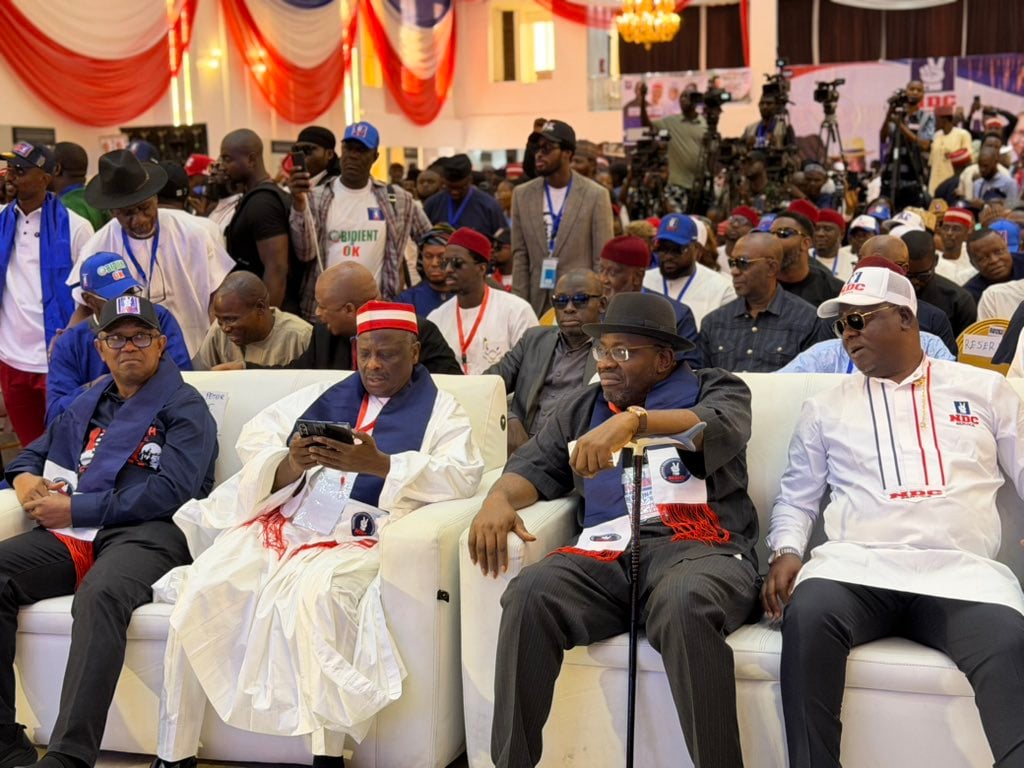 Peter Obi, Kwankwaso Attends NDC National Convention In Abuja [Photos]