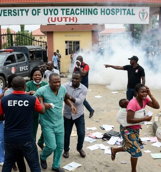 EFCC Operatives Attacked And Stoned While Making Enquiries At Uyo Teaching Hospital