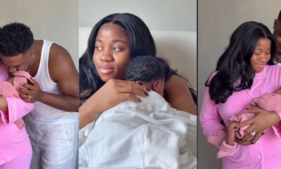 Veekee James Welcomes First Child With Husband Femi Atere