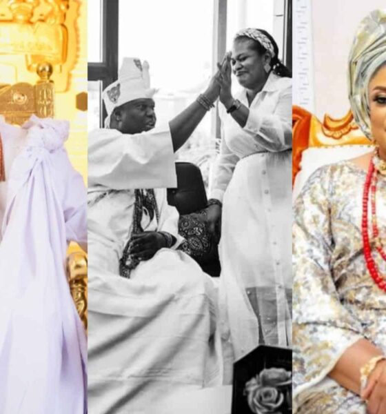 Ooni Of Ife Welcomes Twin Princes With Olori MariamAjibola