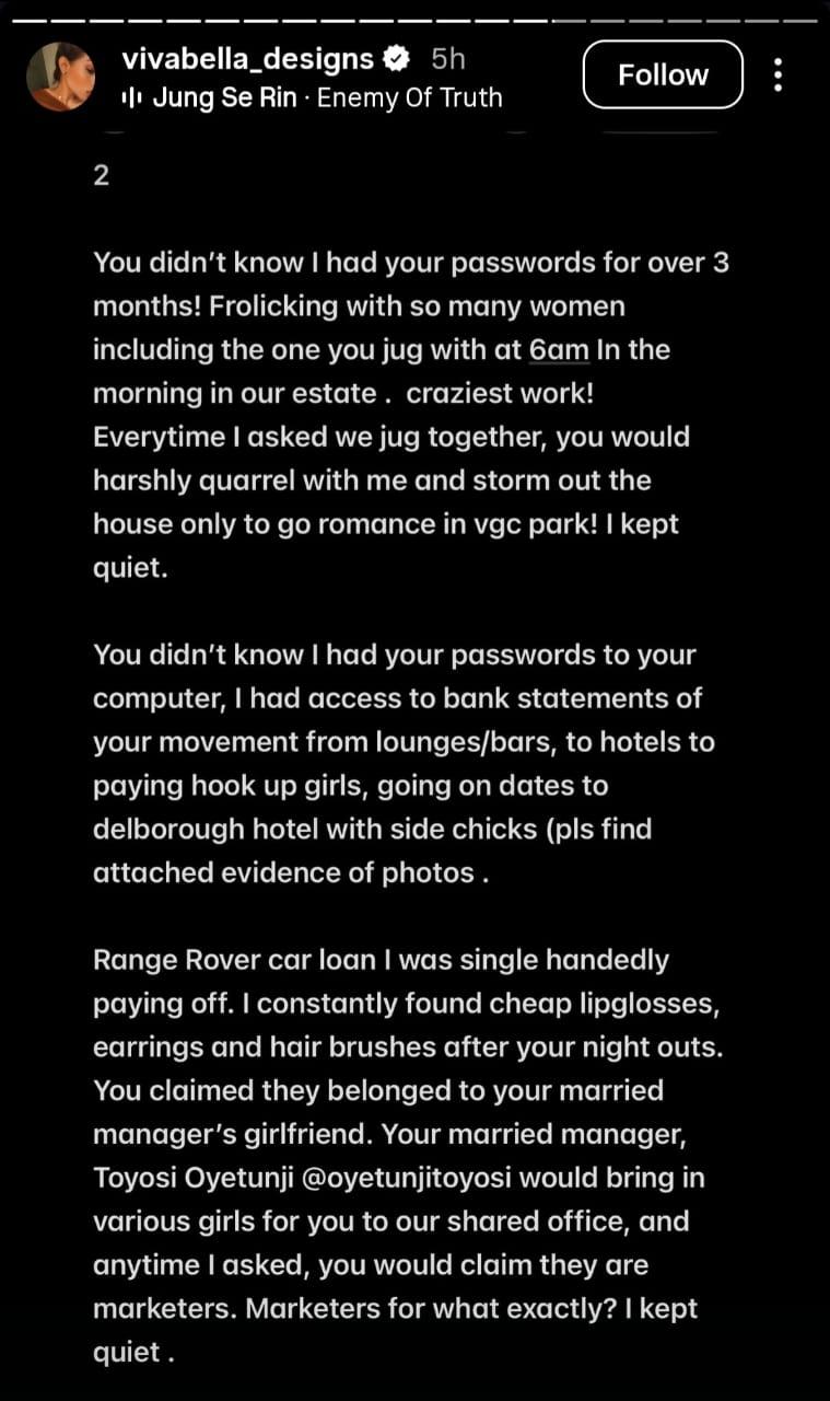 Frank Edoho's Ex-Wife Sandra Accuses Him Of Physical Abuse, Says He Threatened To Kill Her
