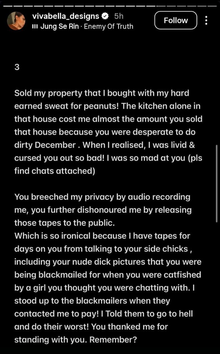 Frank Edoho's Ex-Wife Sandra Accuses Him Of Physical Abuse, Says He Threatened To Kill Her