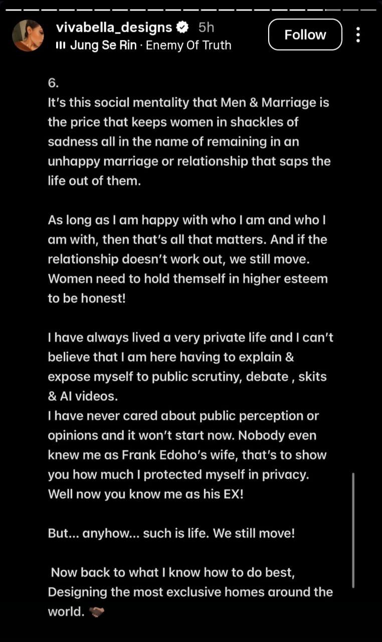 Frank Edoho's Ex-Wife Sandra Accuses Him Of Physical Abuse, Says He Threatened To Kill Her