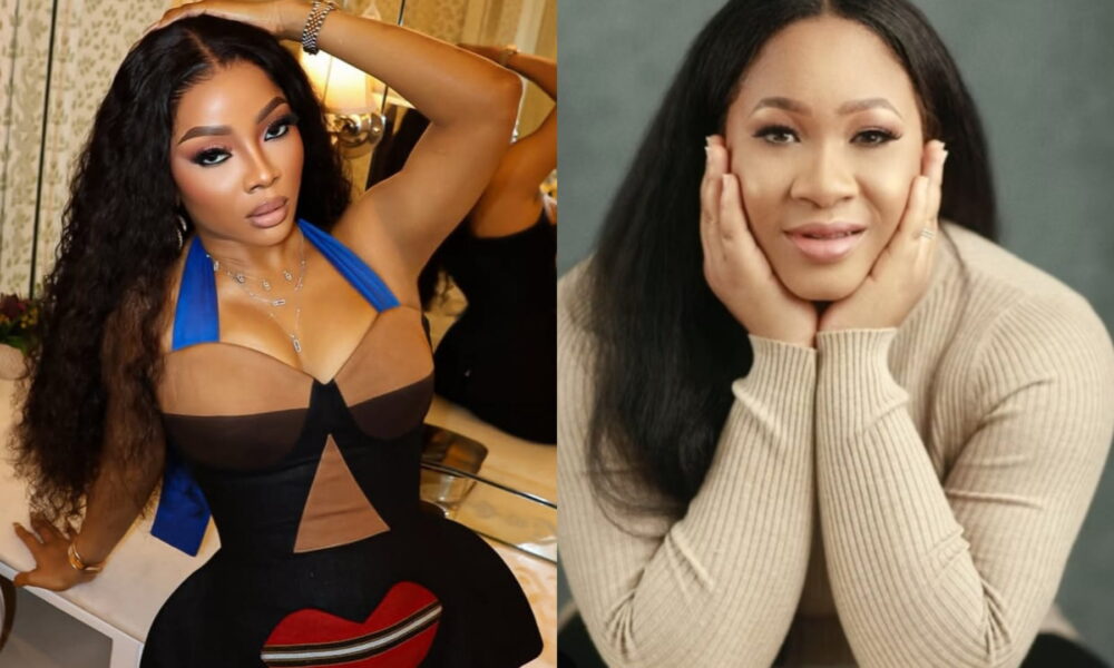 Toke Makinwa Slams Sandra Edoho For Disrespecting Her In Leaked Tape With Chike