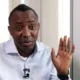"I’m Running To Win" — Sowore Declares 2027 Presidential Ambition