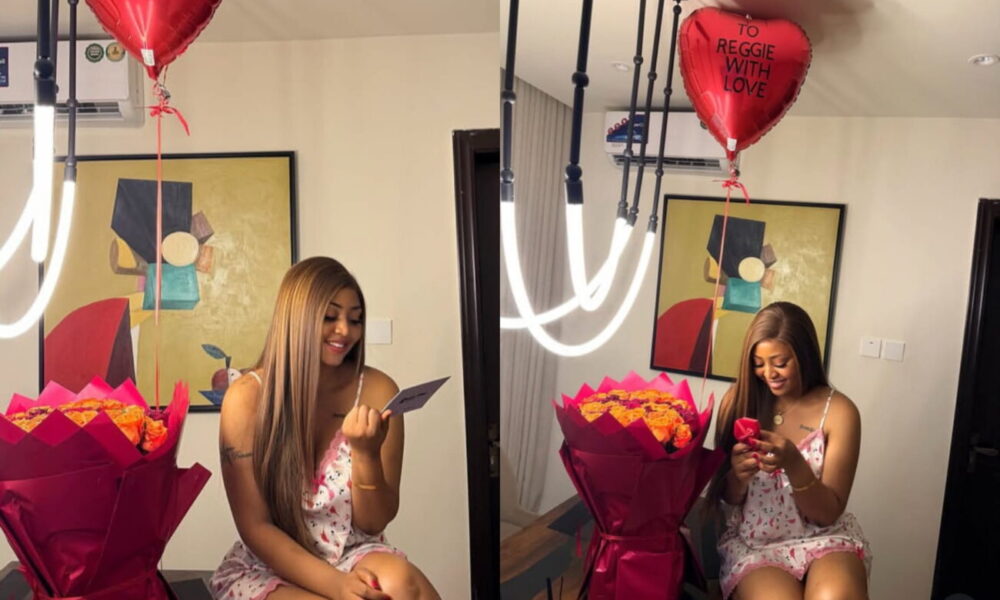 Regina Daniels Flaunts Romantic Gifts She Received From Admirer [Photos]