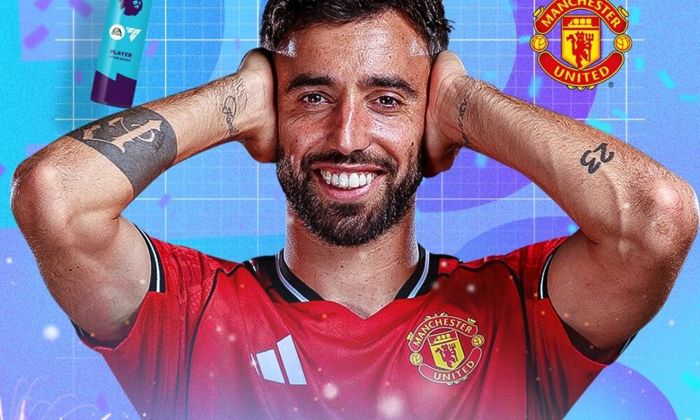 Man Utd Captain Bruno Fernandes Named Premier League Player Of The Season