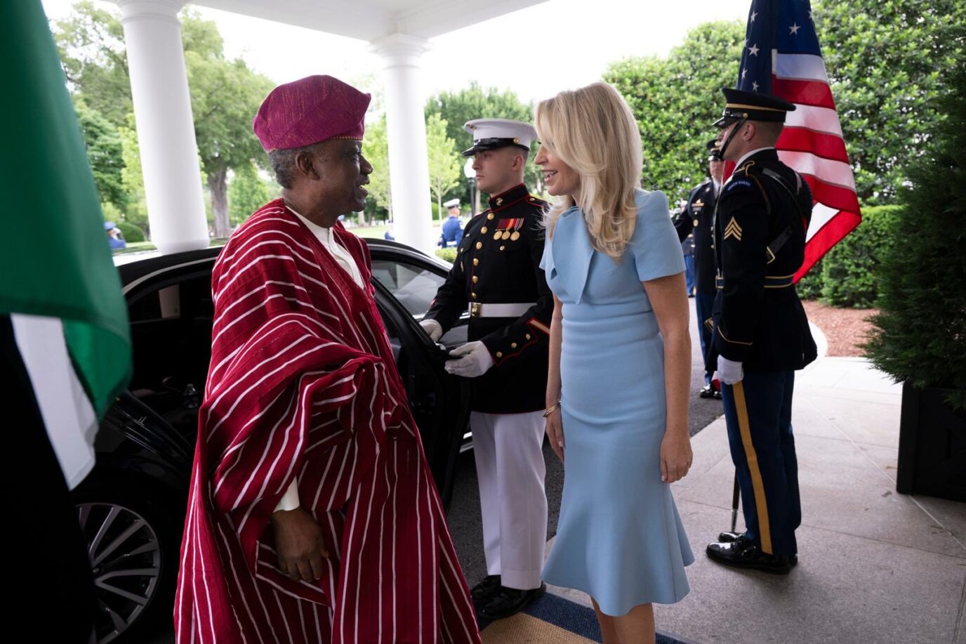 Kayode Are Begins Role As Nigeria’s Ambassador To US, Presents Credentials To Trump [Photos]