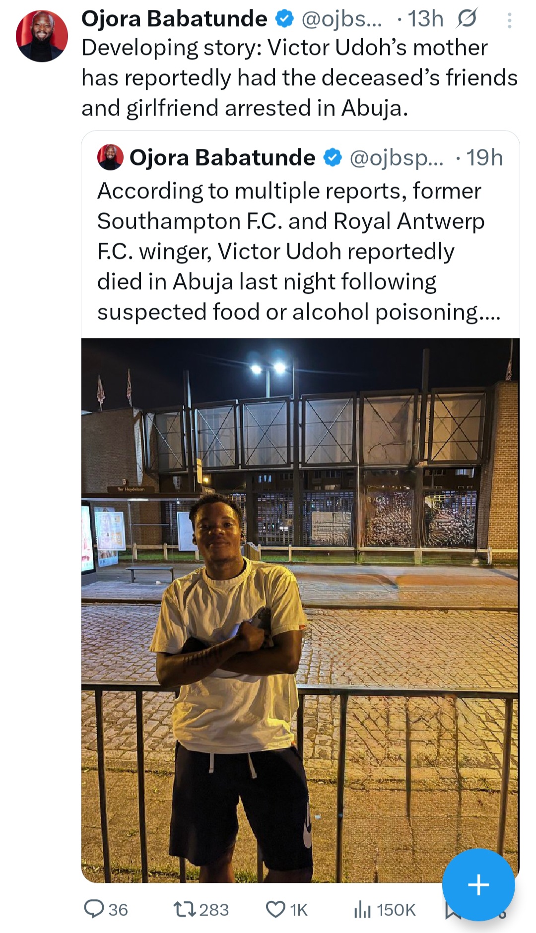 Victor Udoh's Mother Arrest His Girlfriend, Friends After His Death From Suspected Food Poisoning 6 Victor Udoh's Mother Arrest His Girlfriend, Friends After His Death From Suspected Food Poisoning