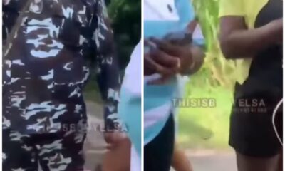 Ladies Confronts Police Officers Harrassing Them For Possessing Sεx Toy In Bayelsa