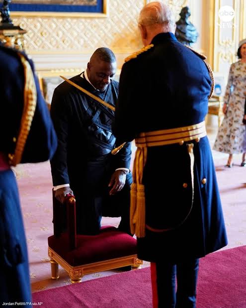 Idris Elba Knighted By King Charles [Photos]