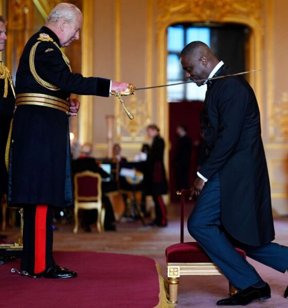 Idris Elba Knighted By King Charles [Photos]
