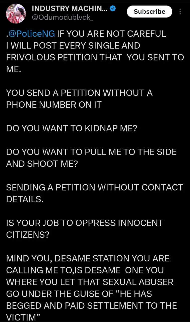 Chocolate City Petitioned Police To Arrest Me And Stop My European Tour - Odumodublvck 6