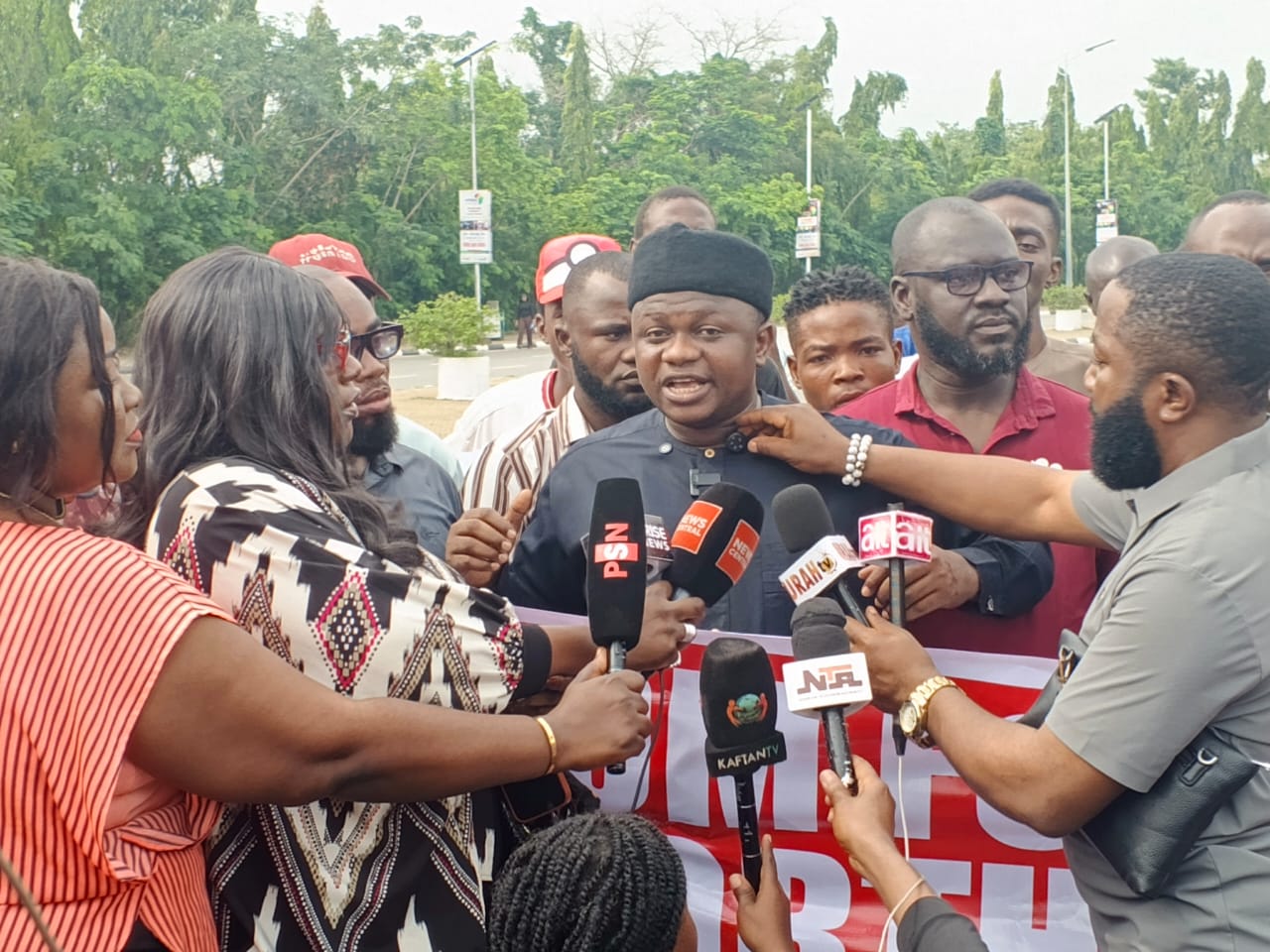 Protesters Storm National Assembly Over Rising Insecurity 12 Protesters Storm National Assembly Over Rising Insecurity