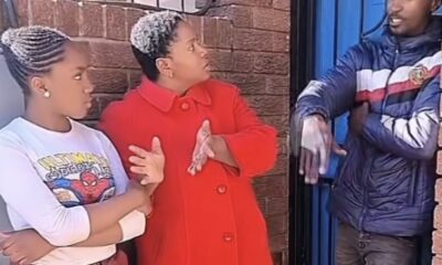 Nigerian Mum Confronts South African Man For Attempting To Drag Her 10-Year-Old Daughter Into His Apartment [Video]