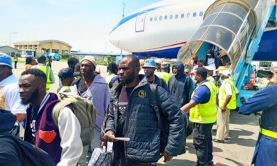 First Batch Of Repatriated Nigerians Arrive In Lagos From South Africa