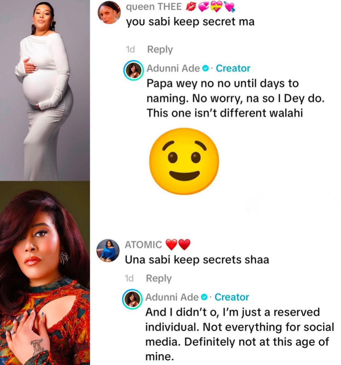 My Baby’s Father Didn’t Know I Was Pregnant Until Days Before Her Naming – Adunni Ade 6 My Baby’s Father Didn’t Know I Was Pregnant Until Days Before Her Naming – Adunni Ade