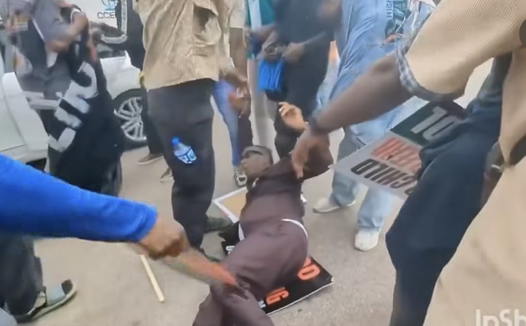 Omoyele Sowore Collapses After Police Fired Teargas At Abuja June 12 Protest [Video]