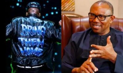 Peter Obi Commends Davido For Wearing 'Bring Them Home' Outfit At World Cup