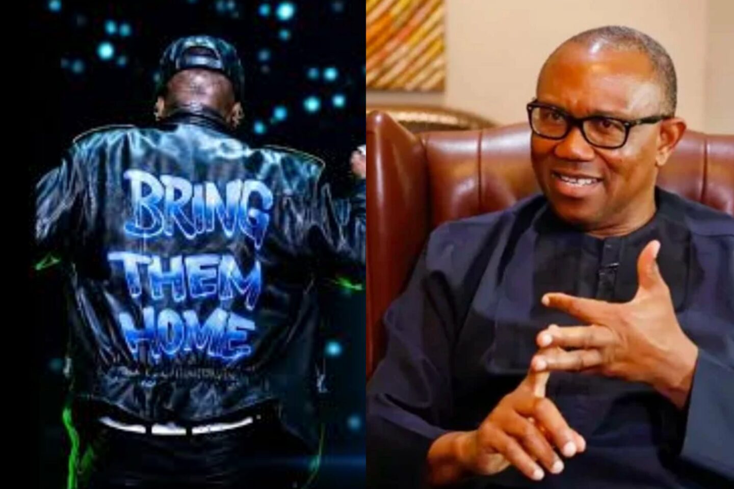 Peter Obi Commends Davido For Wearing 'Bring Them Home' Outfit At World Cup 5 Peter Obi Commends Davido For Wearing 'Bring Them Home' Outfit At World Cup