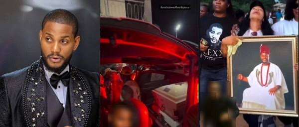 Alexx Ekubo Laid To Rest Amidst Tears In Abia [Video]