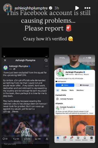 Ashleigh Plumptre Denies Accusing NFF Officials Of Demanding Bribe Over WAFCON Omission 11 Ashleigh Plumptre Denies Accusing NFF Officials Of Demanding Bribe Over WAFCON Omission