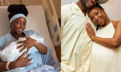 Actress Ini Dima-Okojie Welcome First Child With Husband Abasi Ene-Obong