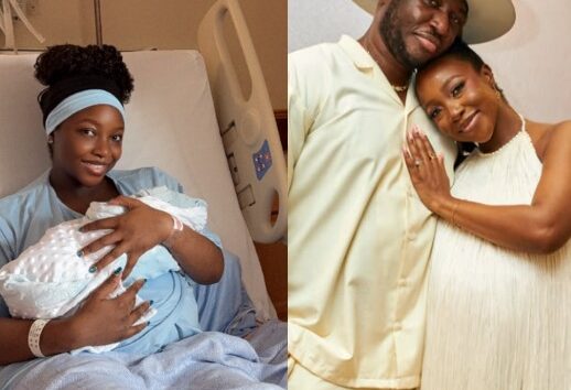 Actress Ini Dima-Okojie Welcome First Child With Husband Abasi Ene-Obong