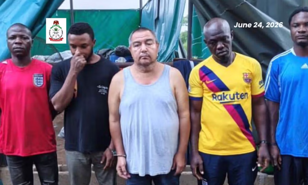 NDLEA Arrests Mexican, Four Nigerians After Discovering Meth Lab In Oyo Forest