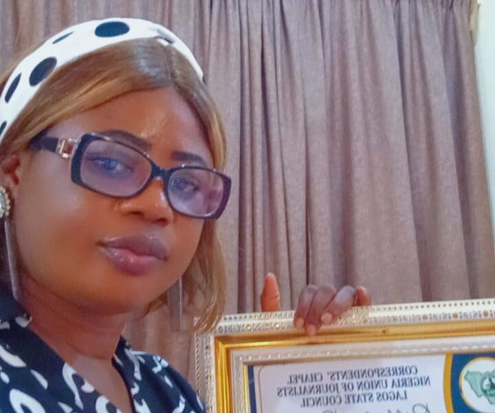 Bose Iyabo Aina Honored with Certificate of Credence by NUJ, Lagos State Council 1