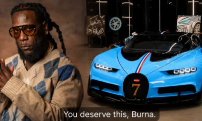 Burna Boy Replies Those Criticising Him For Splashing Over N9bn On Bugatti [Video]