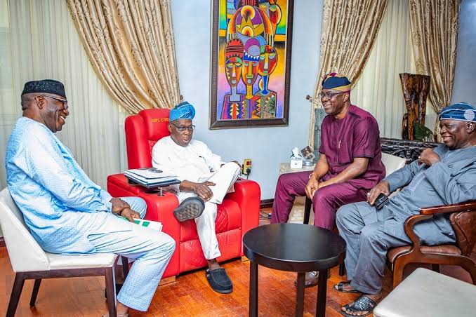 Makinde, Fayemi, Oyinlola Visit Obasanjo To Discuss 2027 Elections 8 Makinde, Fayemi, Oyinlola Visit Obasanjo To Discuss 2027 Elections