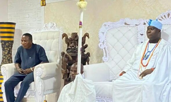 Ooni Donates ₦100m, Hilux Vehicle To Support Sunday Igboho’s Security Outfit